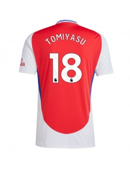 Arsenal Takehiro Tomiyasu #18 Replika Hemmakläder 2024-25 Kortärmad